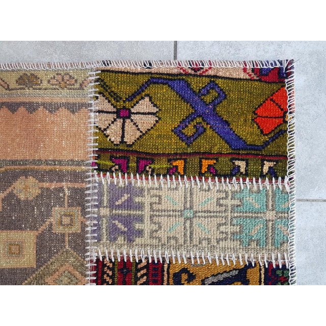 Vintage Oushak Amatolian Wool Runner For Sale - Image 10 of 10