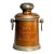 Nice Antique Golf Trophy Copper Metal Humidor Lidded Jar Canister Sports Home Decor For Sale