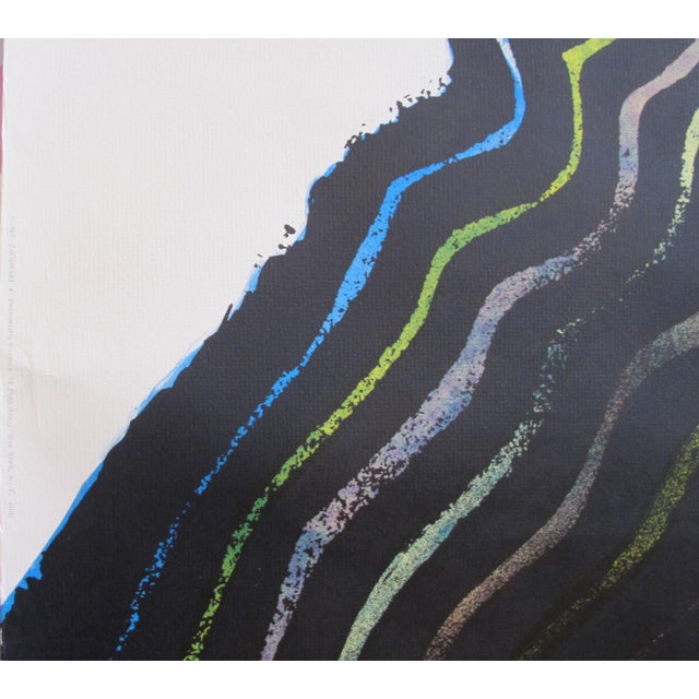 Abstract Expressionism 1967 American Independent Movie Theater Screening Poster for ''Accident'' - Stanislaw Zagorski. For Sale - Image 3 of 3