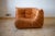 Pine Leather Togo Corner Chair by Michel Ducaroy for Ligne Roset For Sale - Image 3 of 5