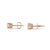 Early 21st Century Unisex 14k Yellow Gold 0.90ctw Round Brilliant Diamond Screw Back Stud Earrings, Pair For Sale - Image 5 of 9