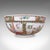 Chinese Large Vintage Famille Rose Fruit Bowl, Oriental, Ceramic, Display Dish, Art Deco For Sale - Image 3 of 10