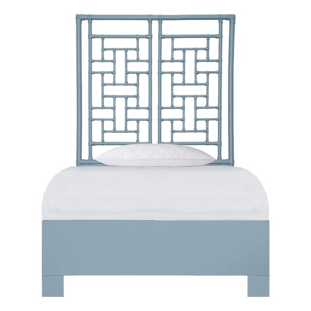 Ohana Platform Bed Twin, Pool Blue For Sale