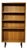 Mid-Century Modern German Walnut Bookcase, 1960s For Sale