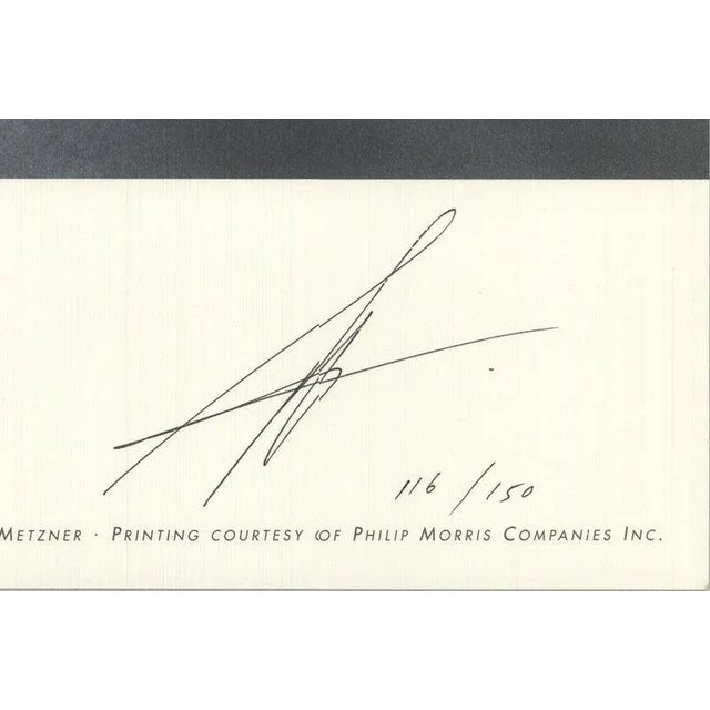 Artist: Sheila & Jeffrey Metzner Title: American Dance Festival 1992 Year: 1992 Signed: Yes Medium: Offset Lithograph...