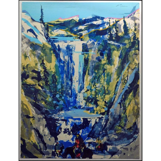 "Walking Upon the Thundering Waters st II " by Earl Biss Hand signed, titled and numbered by the artist Limited Edition...