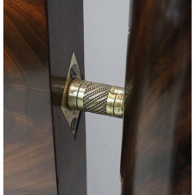 Empire Napolean 1 Mirror in Mahogany Veneer For Sale - Image 11 of 18