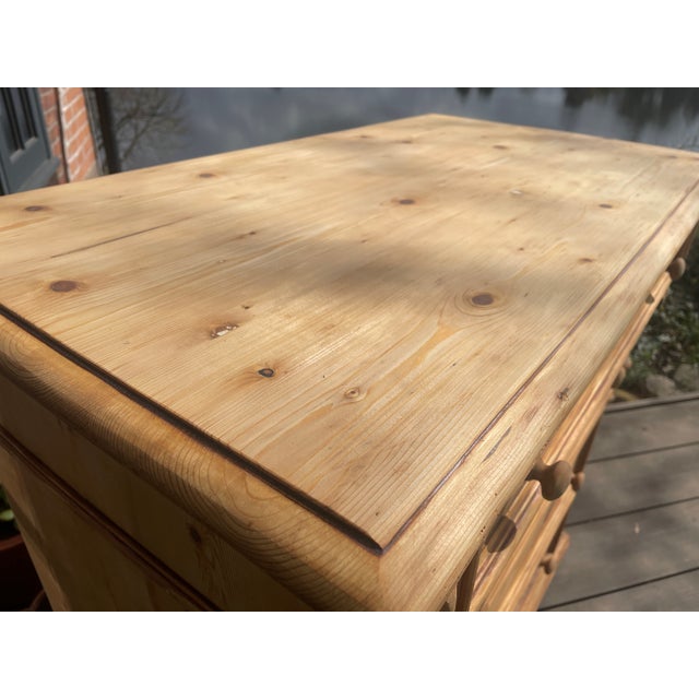 Brown Antique Chest of Drawers, 1890s For Sale - Image 8 of 16