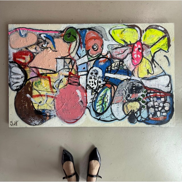 Scott Harper Mixed Media Painting titled “Hatching from the seed of your mind” 2024 For Sale - Image 4 of 8