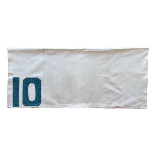 1960s Vintage Racehorse Saddle Cloth, Large #10 For Sale