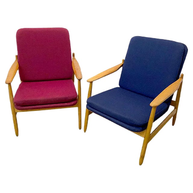 Set of Vintage Armchairs, 1970s For Sale