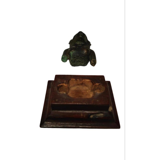 Egyptian Bronze Seckhmet Lion-Headed Goddess Figure For Sale - Image 16 of 18