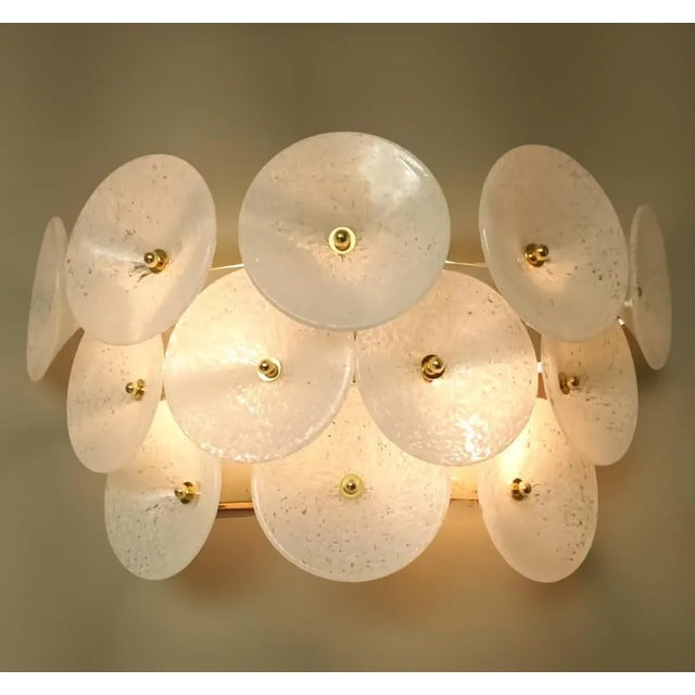 White 1970s White Trumpets Sconces For Sale - Image 8 of 9