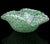Murano Murano Vintage Fratelli Toso Millefiori Green White Flower Mosaic Italian Art Glass Ruffle Edge Bowl For Sale - Image 4 of 8