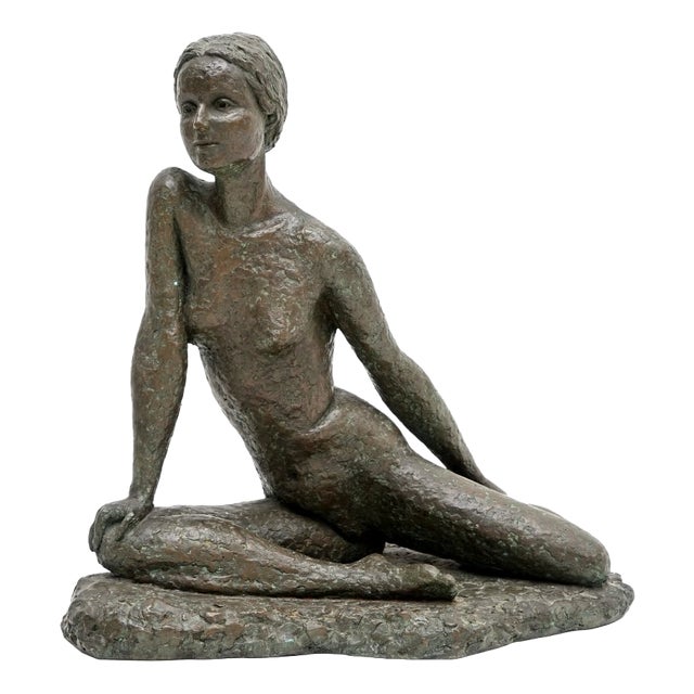 Vintage Nude Sculpture by A. Altmann For Sale