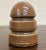 Early 20th Century Antique Light Brown Mushroom Cap Glazed Ceramic Insulator For Sale - Image 5 of 6