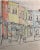 View of Wall Street in downtown Asheville, North Carolina from a sketchbook by an unknown artist including paintings of...