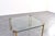 Metal Hollywood Regency Brass and Glass Coffee Table by Peter Ghyczy, 1970s For Sale - Image 7 of 9