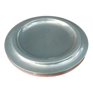 Metal and Wood Centerpiece from Maison Trussardi, Italy, 1970s For Sale