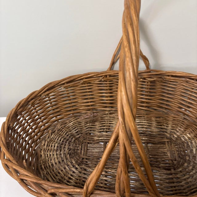 24 wide 29 top to bottom vintage 1960 still in good shame xxl gathering basket