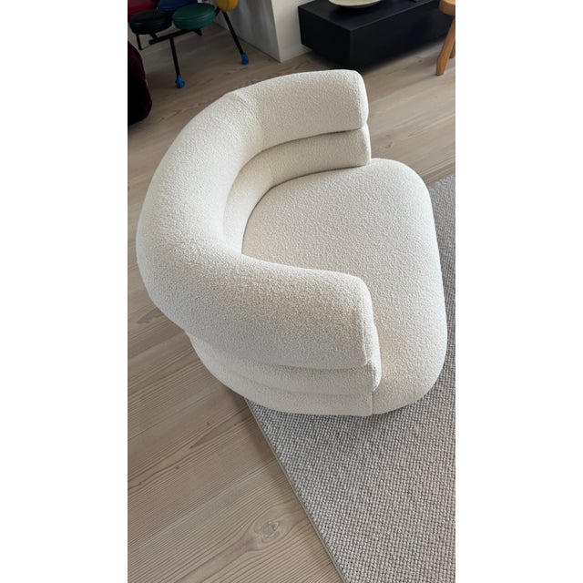 Metal Bibendum Style Armchair in Wool Bouclé, 2009 For Sale - Image 7 of 14