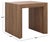 Contemporary Woodrow Accent Table in Natural Brown For Sale - Image 3 of 8