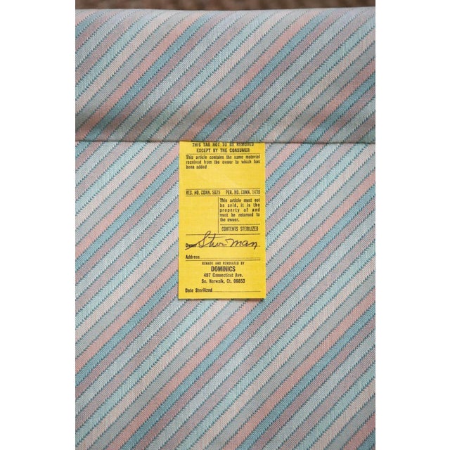 Milo Baughman for Thayer Coggin Flat Bar Arm Chair For Sale - Image 12 of 15