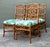Vintage Arched Back Rattan Dining Chairs in Manuel Canovas - Set of 4 For Sale - Image 12 of 12