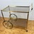 Metal Vintage Brass and Glass Bar Cart, 1960s For Sale - Image 7 of 11