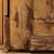 Wood Antique Architectural Large Original Red Painted Heavily Paneled Doors For Sale - Image 7 of 8