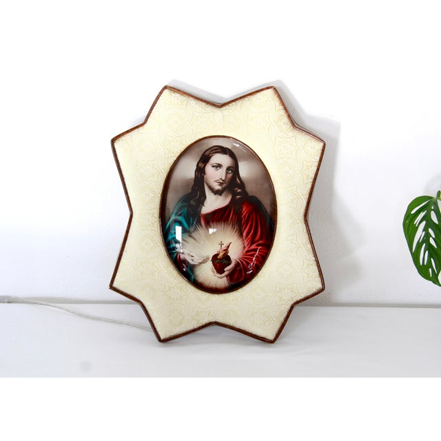 Mid-Century Modern Religious Wall Lamp, Italy, 1950s For Sale - Image 14 of 14