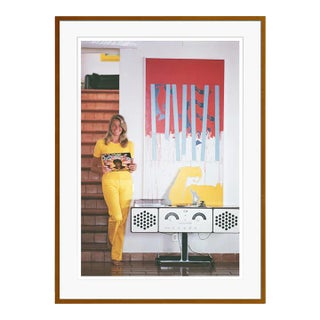 Contemporary Funk in Tuscany 1969 by Slim Aarons Brown Framed C-Print For Sale