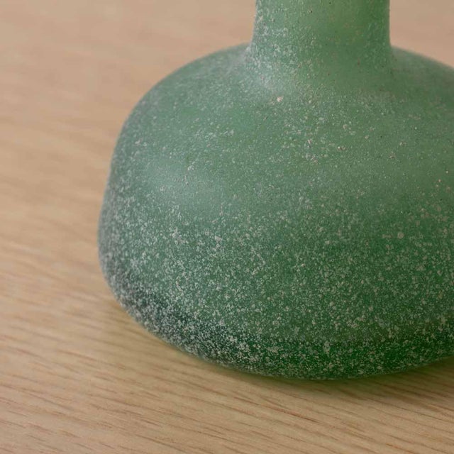 1960s Petite Italian Scavo Bud Vase For Sale - Image 9 of 10