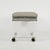 Contemporary 1970s Hill Manufacturing "Charles Hollis Style" Upholstered Lucite Ottoman/Vanity Seat For Sale - Image 3 of 7