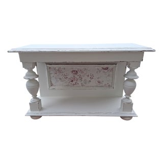 Antique Wall Console in Shabby Chic Style, 1890s For Sale
