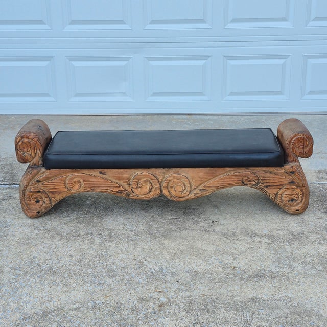 William Westenhaver designed this iconic tiki style bench for his company Western International Trading Co (Witco) in the...