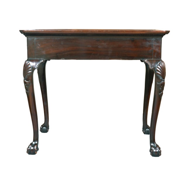 Rare Irish George II Mahogany Tea Table For Sale - Image 4 of 9