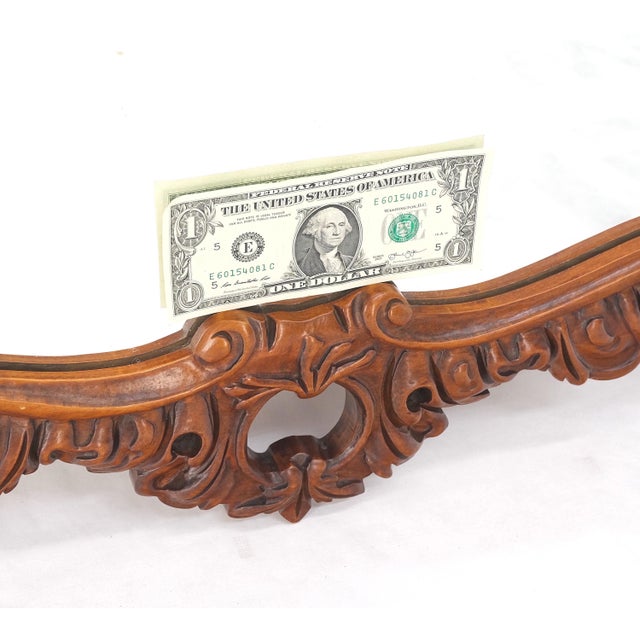 Pair of Chinese Chippendale Style Carved Mahogany Wall Mirrors MINT! For Sale - Image 9 of 10