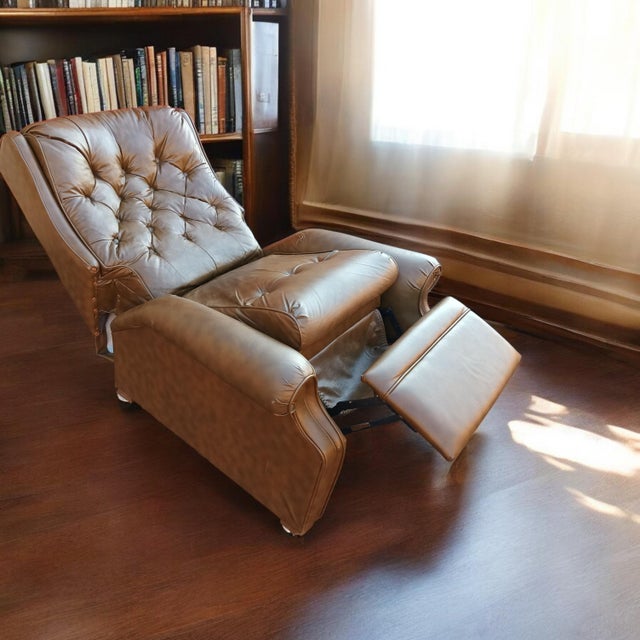 A Timeless Classic: The Genuine Vintage Stratolounger Recliner For Sale In Raleigh - Image 6 of 9