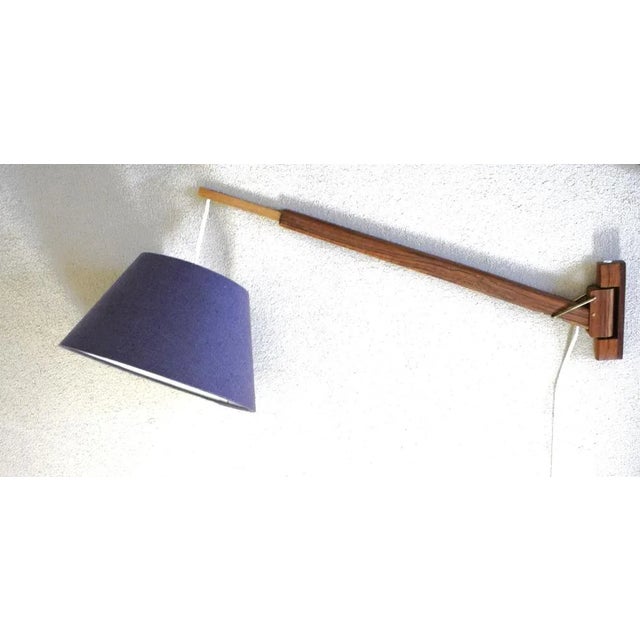 1960s Wall Lamp in Teak, 1960s For Sale - Image 5 of 5