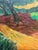 Vintage Van Gogh-Style Impressionist Landscape Oil on Canvas Painting For Sale In Pittsburgh - Image 6 of 17