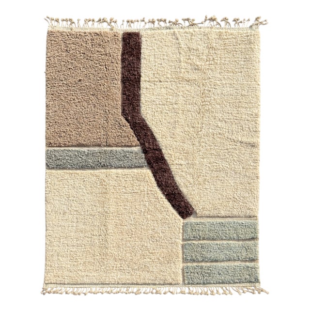 Moroccan Beni Ouarain Wool Rug, 1990 For Sale