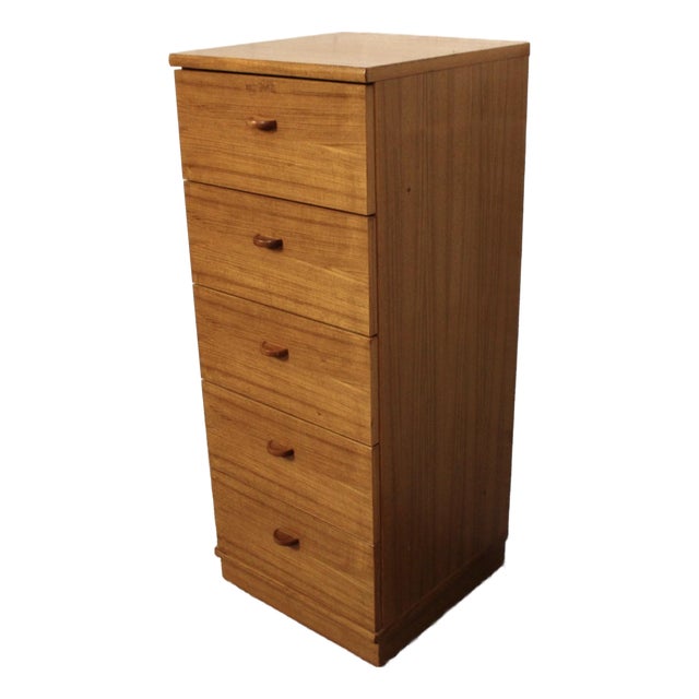 Vintage Danish Made Mid-Century Teak Lingerie Chest For Sale