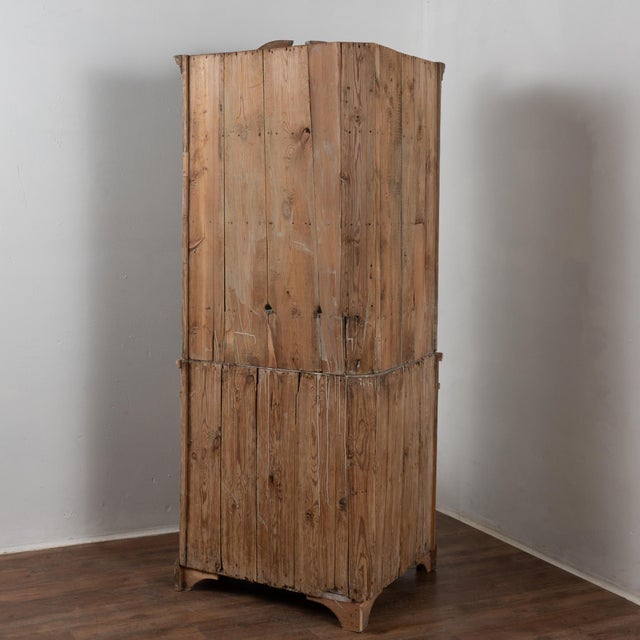 Gray Pine Corner Cabinet From Sweden, Circa 1820-40 For Sale - Image 9 of 9