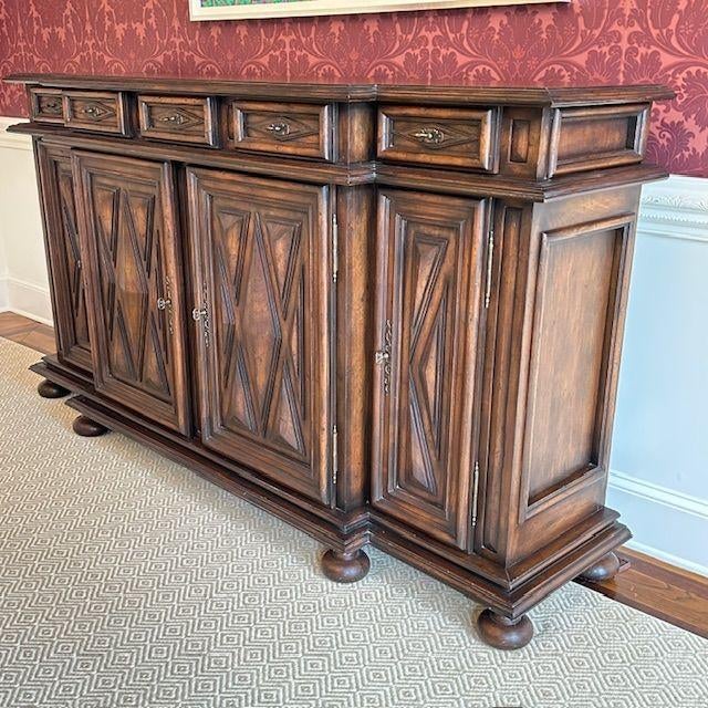 Carved Sideboard by New Classics For Sale - Image 9 of 9