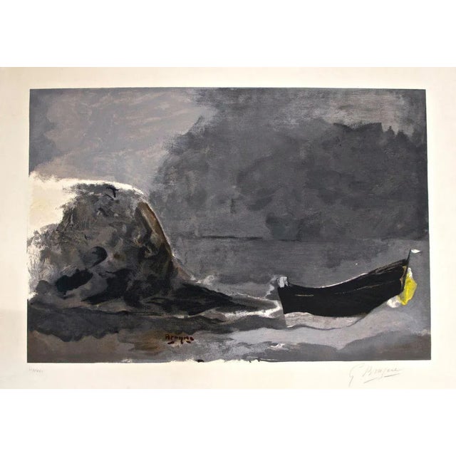 1950s Marine Noire - Lithograph after Georges Braque - 1956 1956 For Sale - Image 5 of 5