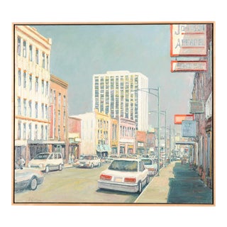Mark Horton Los Angeles City Street Oil Painting For Sale