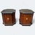 Hollywood Regency Pair of Vintage Hollywood Regency Octagonal Marble Top Side Tables/Cabinets For Sale - Image 4 of 11