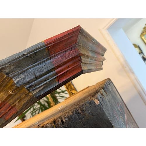 Tyrolean Farmhouse Hand-Painted Bookcase For Sale - Image 10 of 18