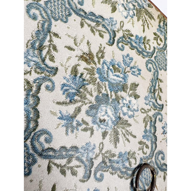 Silk Embroidered Artwork in Gilt Frame, France, 19th Century For Sale - Image 14 of 15